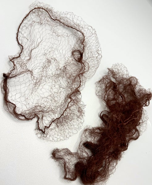 Hair net, brown 70cm