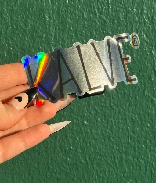 Kalve  text-logo sticker